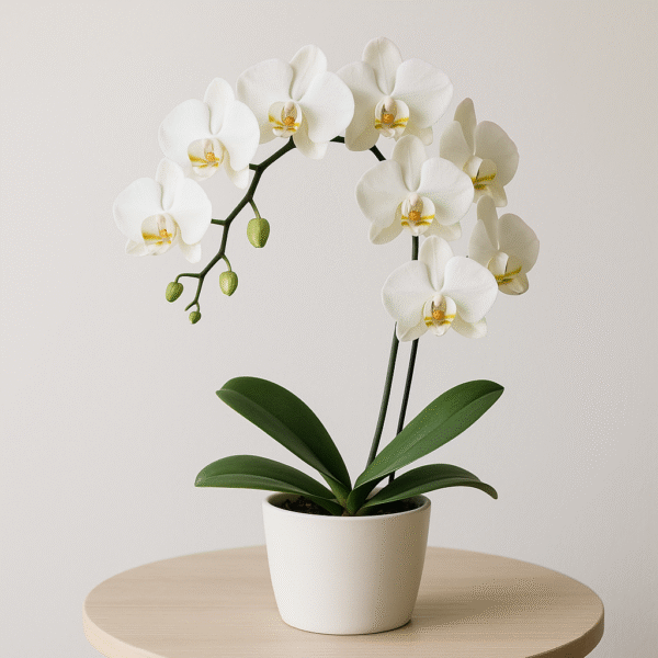 Orchidėja su vazonu